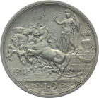 Italien 2 Lire 1914 - Vittorio Emanuele III.